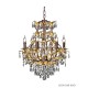 Chandelier bouboule 6 branches