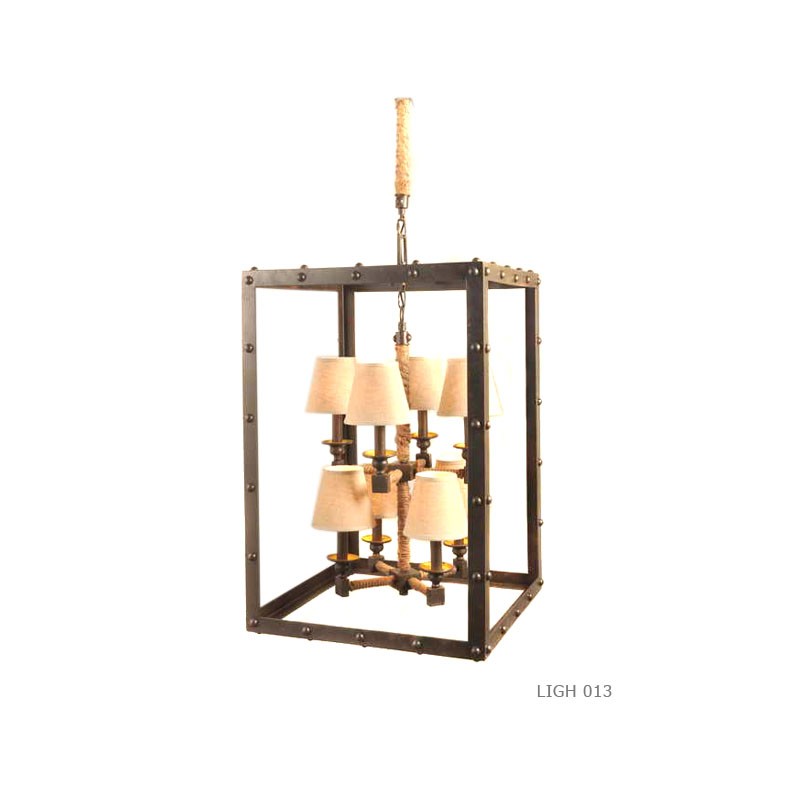 Chandelier cage rectangle