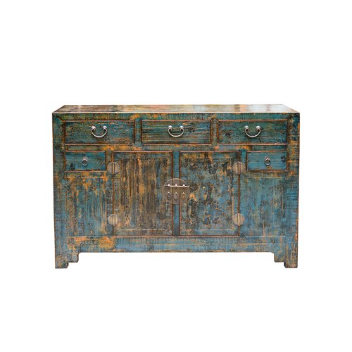 Buffet chine turquoise