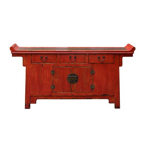Buffet chine rouge