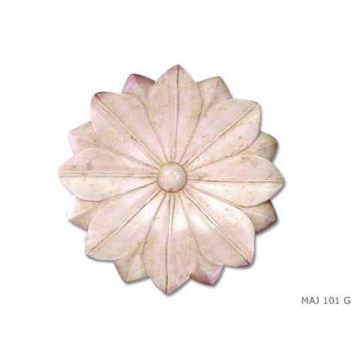 Plat lotus marbre