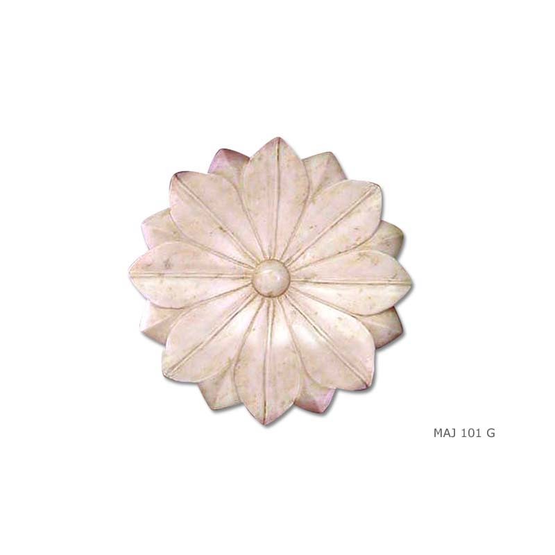 Platter 'lotus' marble