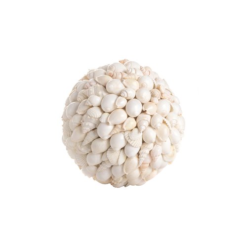 Seashell ball white l