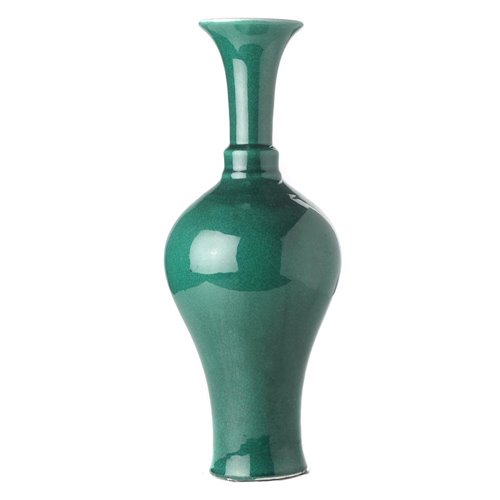 Vase 'shoulder' green imperial