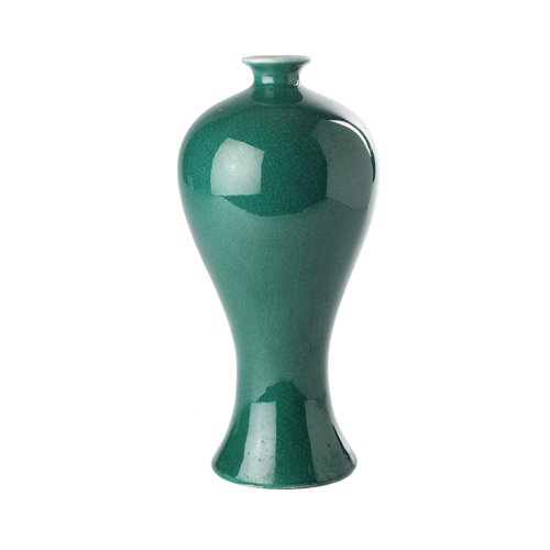 Vase meiping vert imperial