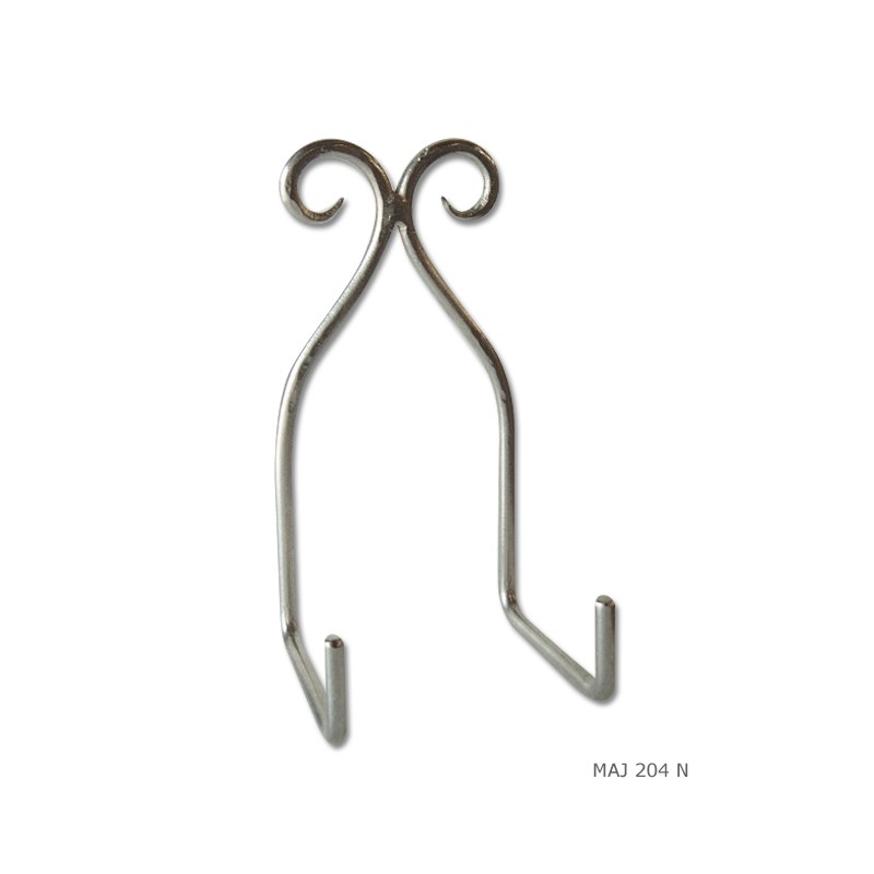Porte assiette nickele argent