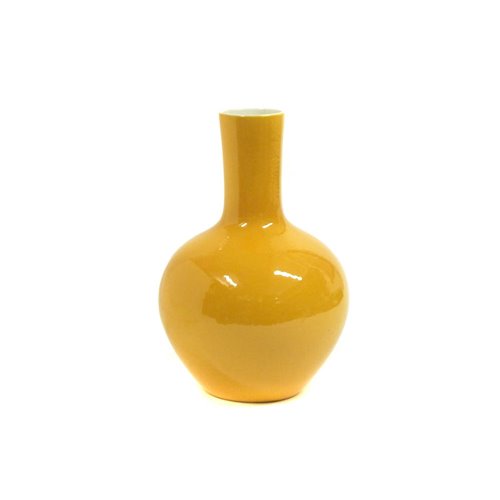 Straight neck vase ss yellow