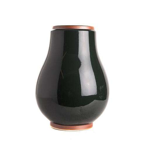 Vase drop black circle