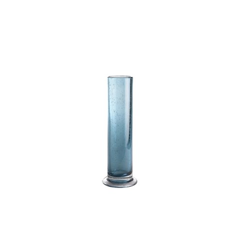 Glass vase cress blue S
