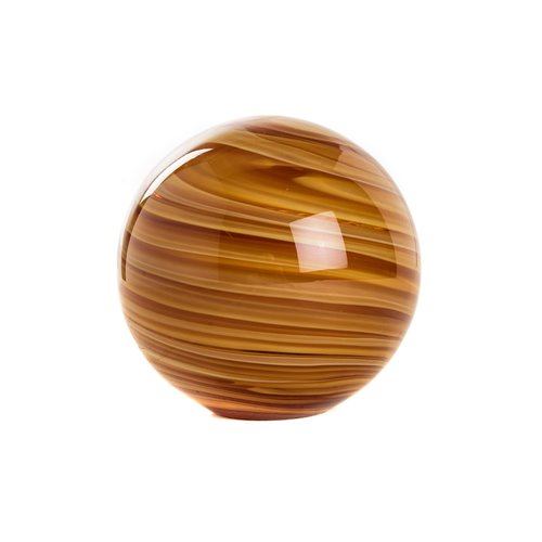 Glass ball amber M