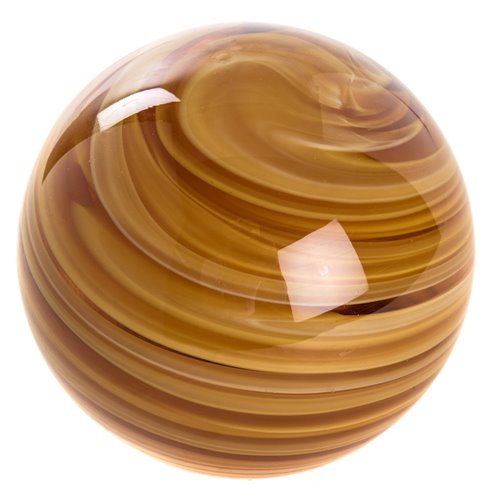 Glass ball amber M