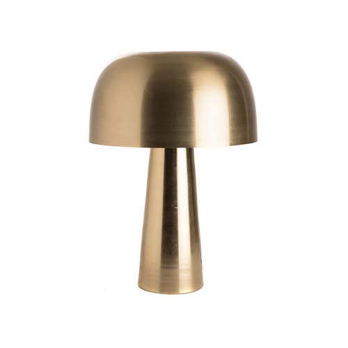 Copper bedside lamp with brass stem E14 Max 15W