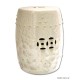 Stool porcelain mop effect