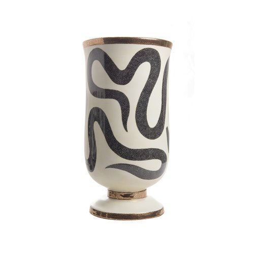 Decorative vase snakes entwined Nicolas Blandin