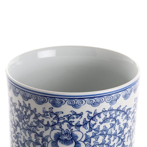 Pot Bleu Blanc : Orchidée printanière