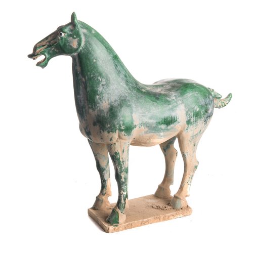 Traditional Tang Era Horse - green glaze