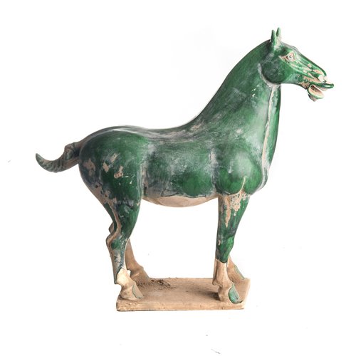 Traditional Tang Era Horse - green glaze