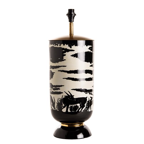 Lamp vase 40s spirit shades chinese ls Nicolas Blandin E14