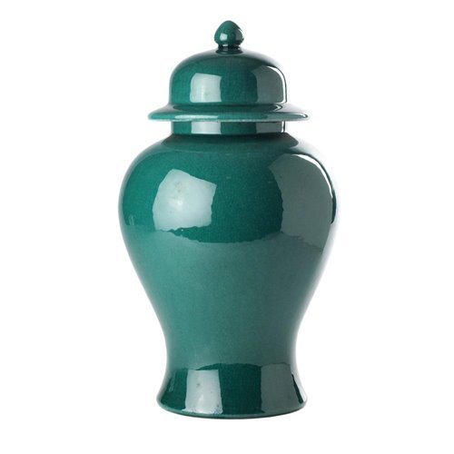 Temple jar ss green imperial