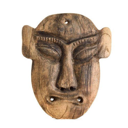 Wooden mask Aboriginal Q