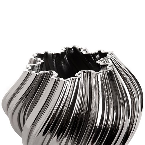 Pot porcelain anemone silver