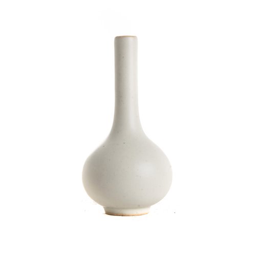 Pear vase white