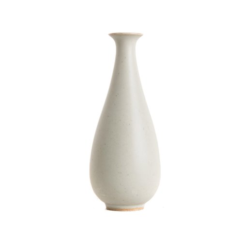 Tear drop vase white