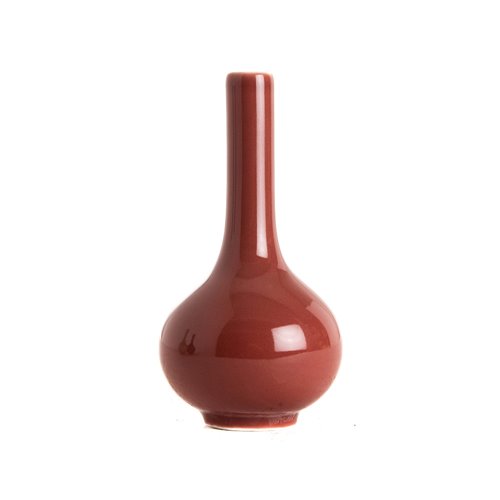 Pear vase dusty rose