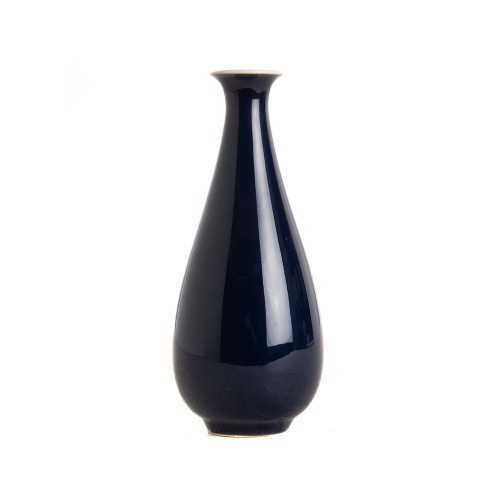 Teardrop vase blue
