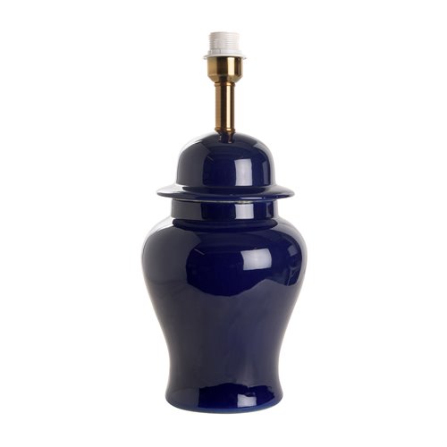 Base lampe jarre bleue saphir E27