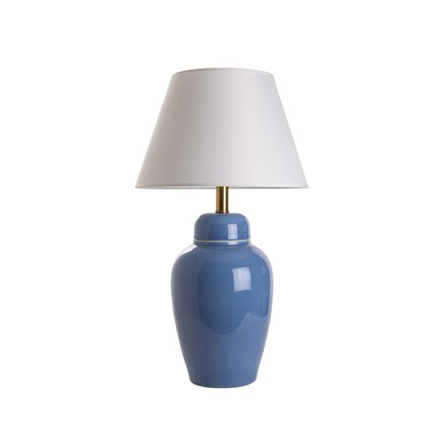 Base lampe jarre bleue royal E27