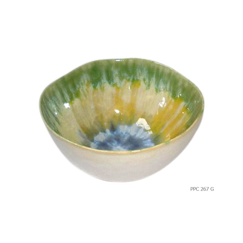 Soup bowl green reactive