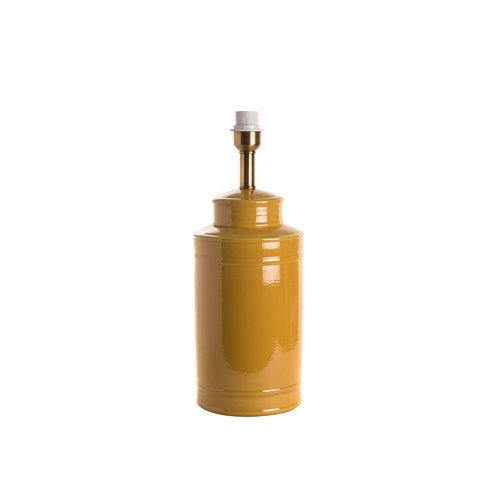 Base lampe vase droit orange E27