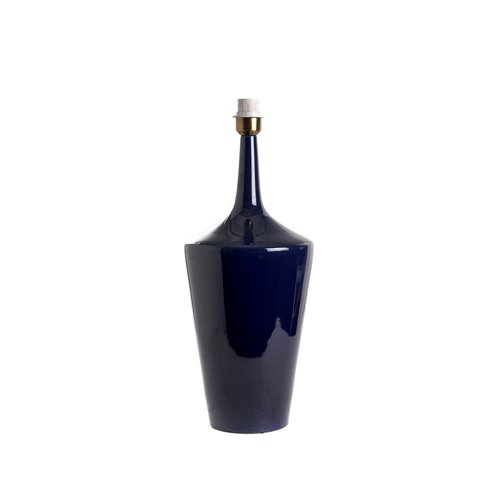 Base lampe vase conique bleu E27