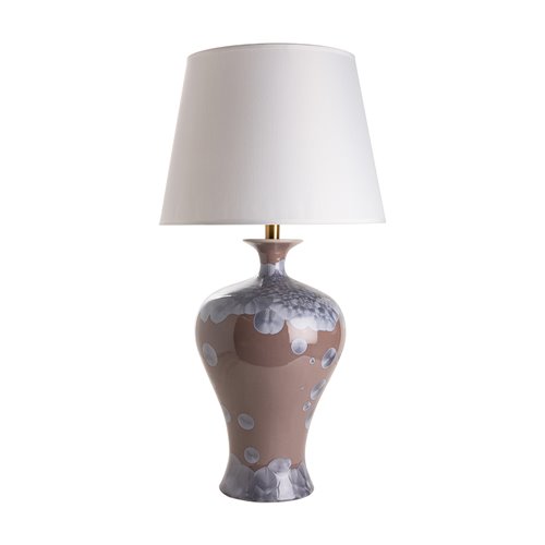 Base lampe vase Meiping taupe E27