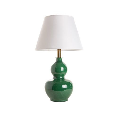Lamp base gourd vase green E27