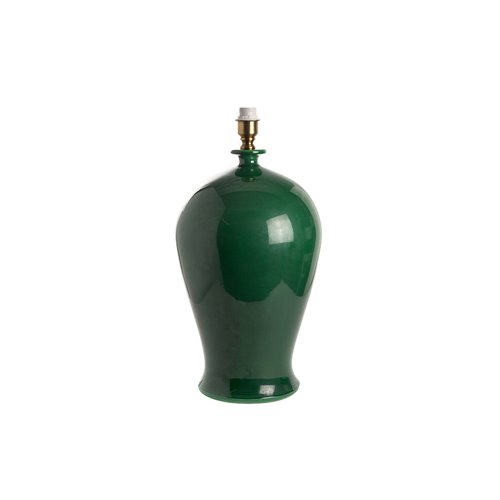 Base lampe vase Meiping vert E27