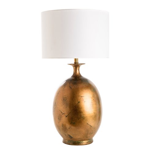 Lampe vase amphore ceramic L E27