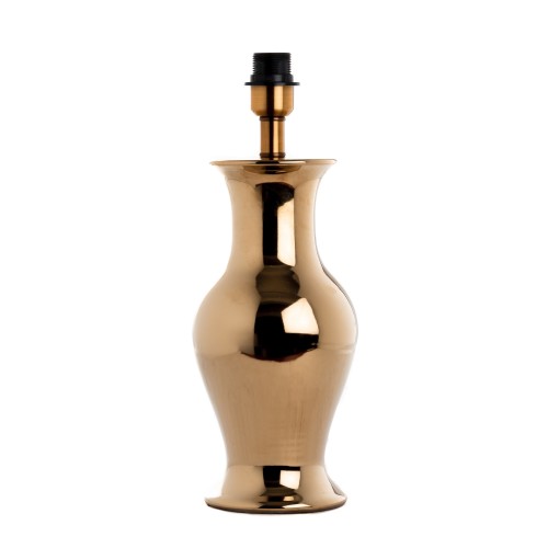 Lamp base vase corolla silver E27