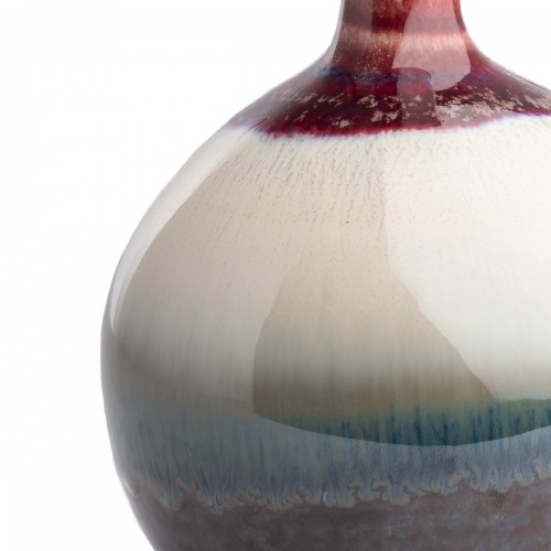Round vase glazed reactive