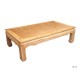 Table basse teck pieds galbes