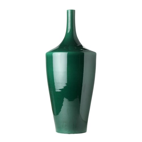 Conical Vase Green Imperial