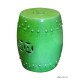Stool porcelain acid green