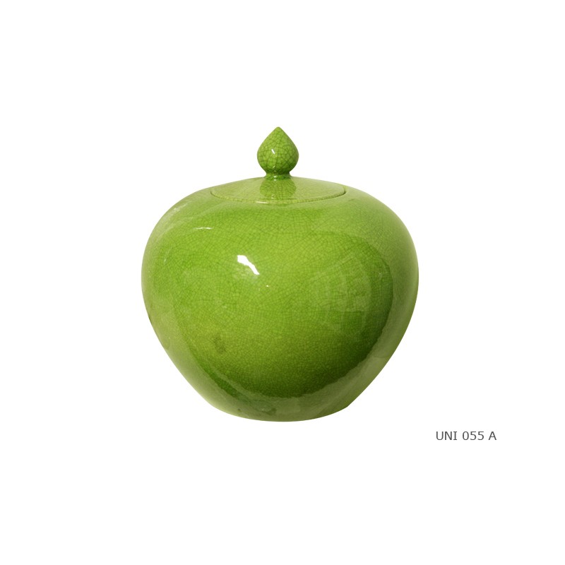 Ginger pot round acid green