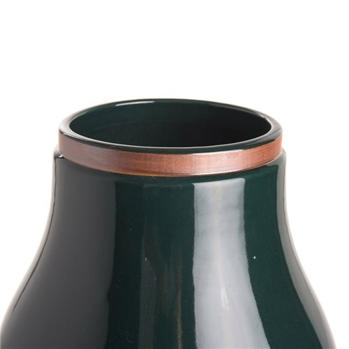 Vase Drop Noir Cercle