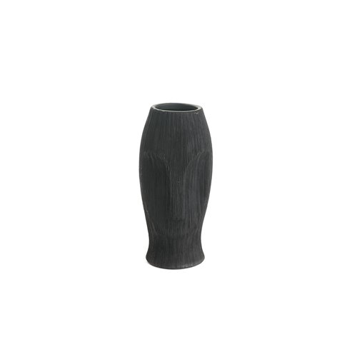 Moai Vase Ceramique Noir