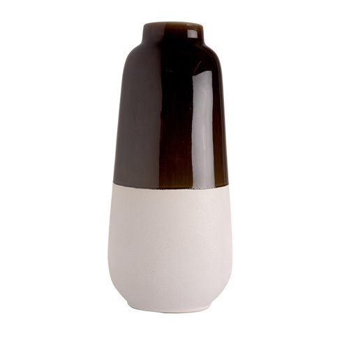Majan Vase Ceramic Bicolore Smoke Xl