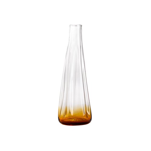 Medium Golden Drapped Glass Vase 
