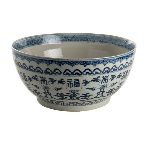 Imperial Bleu Ornamental Bowl 'Luck'