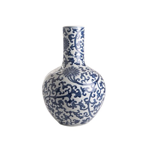 Vase Inspiré Du Style Tianqiu Ping Lotus M